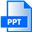 PPT File Extension Icon 32x32 png